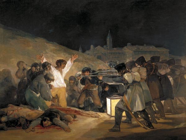 El 3 de mayo de 1808 en Madrid: los fusilamientos en la montaña del Príncipe Pío. Francisco de Goya