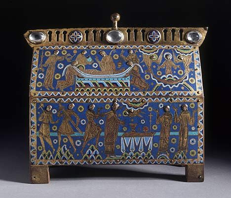 Reliquary Casket of St Thomas Becket. French (Limoges); about 1180-90