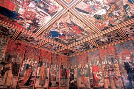 Salón de sesiones del Ayuntamiento de Goslar, de espectacular decoración. Imagen Goslar marketing gmbh