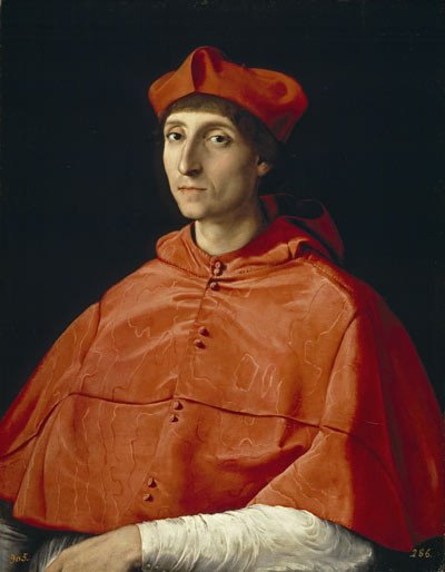 El Cardenal. Rafael. Óleo sobre tabla. Museo del Prado