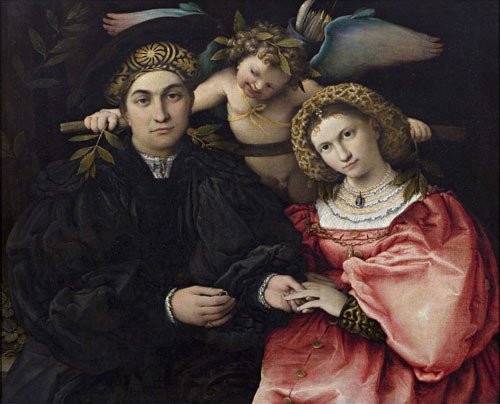 Micer Marsilio y su esposa. Lorenzo Lotto. Museo del Prado