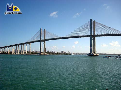 Puente de Todos y al fondo Natal, desde la playa de Redinha. Guiarte Copyright