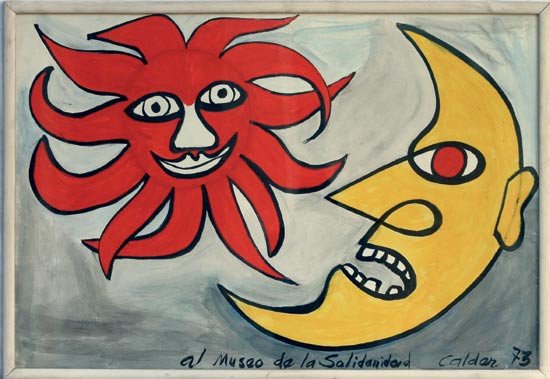 Alexander Calder para El Museo de la Solidaridad