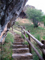 Subida a la gruta de la Virgen...