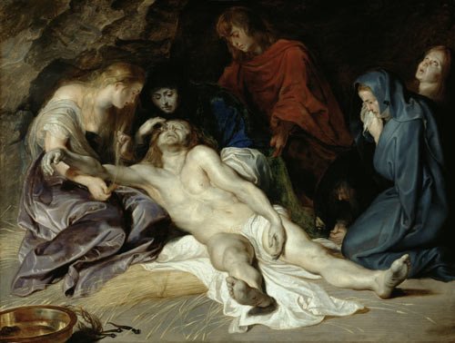 Peter Paul Rubens. Lamentación sobre Cristo. Kunsthistorisches Museum Viena.