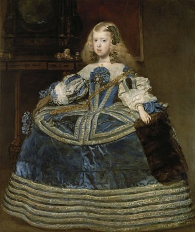 Diego Rodríguez de Silva y Velázquez. La infanta Margarita. Kunsthistorisches Museum Viena.