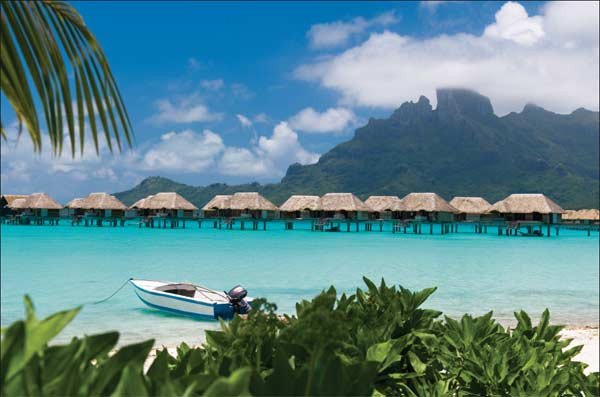 Complejo de turismo Four Seasons Bora Bora, en la Poliesia Francesa