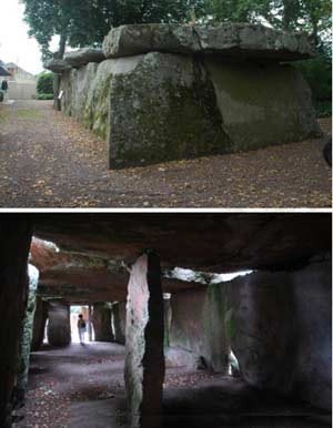 Bagneaux es un pequeño pueblo de Francia que guarda este inmenso dolmen. megalitos.es