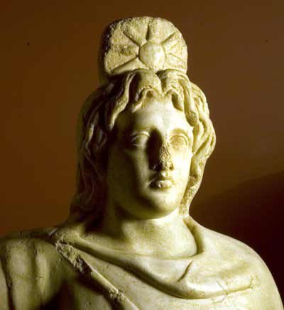 Alejandro Cosmocrátor. Busto en mármol. Periodo helenístico, Alejandría S. III a.C.