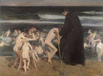 . ¡Triste herencia! Óleo sobre lienzo, 212 x 288 cm. 1899. Valencia, Colección Bancaja