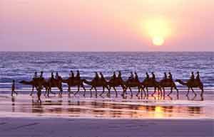 Cable Beach. Turismo de Australia.