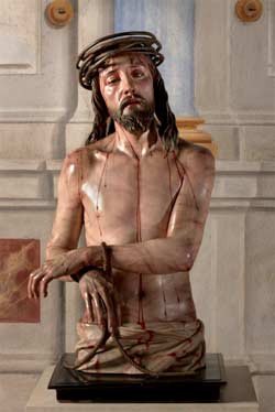 Cristo de Pedro de Mena. Convento de las Descalzas Reales de Madrid. © 2009 foto Gonzalo de la Serna. Patrimonio Nacional, Madrid