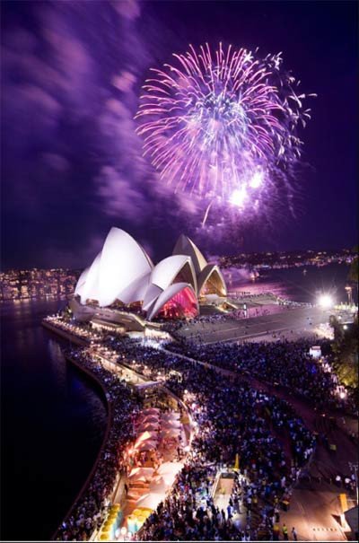 Sidney es un lugar idóneo para empezar pronto el año, con grandes espectáculos. Turismo de Australia