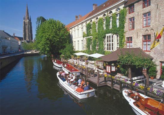 La ciudad de Brujas. Foto Turismo de Flandes