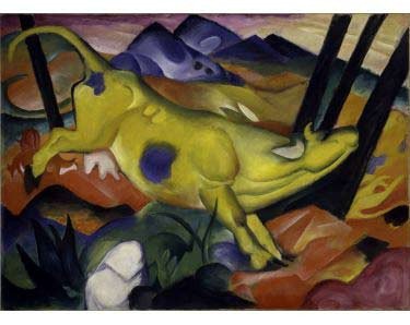 Franz Marc. Vaca amarilla. 1911. Solomon R. Guggenheim Museum, New York