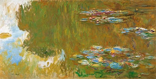 El estanque de nenúfares, 1917-1919. Claude Monet