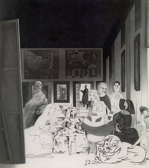 Las Meninas de Richard Hamilton. Hommage à Picasso. 1973