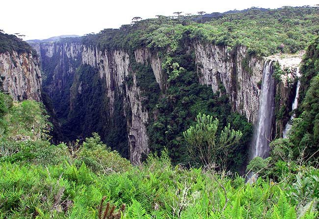 Cañón Itaimbezinho desde el sendero del Vértice. Imagen Guiarte Copyright