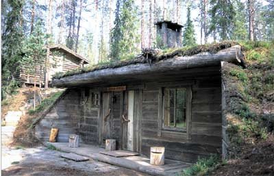 Cabaña en bosque de Finlandia. Turismo de Finlandoa. guiarte.com