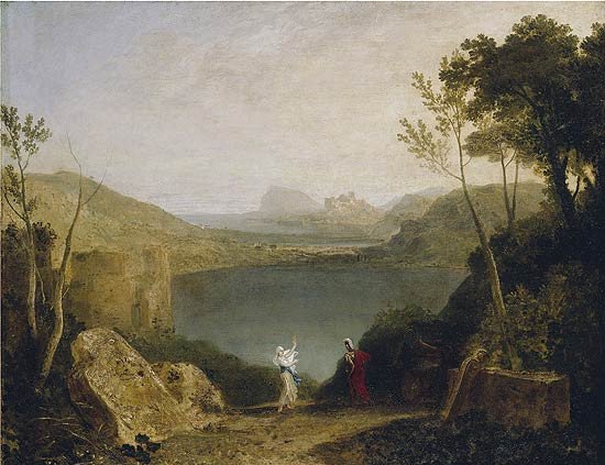 Eneas y la sibila, lago Averno. Joseph Mallord William Turner