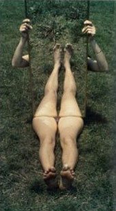 Pieza de espejo I. (Mirror Piece I). Joan Jonas. 1969