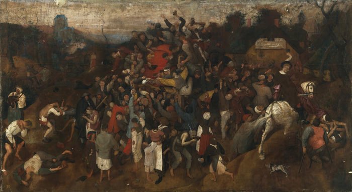 El vino de la fiesta de San Martín. Pieter Bruegel el Viejo (1525/1530-1569)