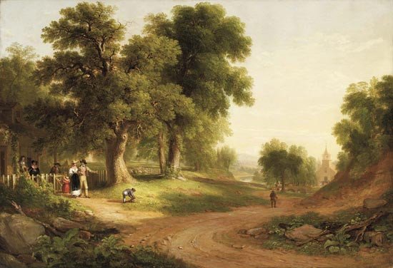 Domingo por la mañana, 1839. Asher B. Durand