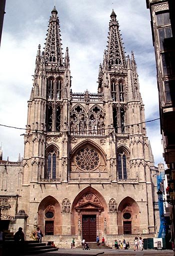 Portada de la Catedral de Burgos, con las torres de Juan de Colonia. Foto: Beatriz Álvarez Sánchez