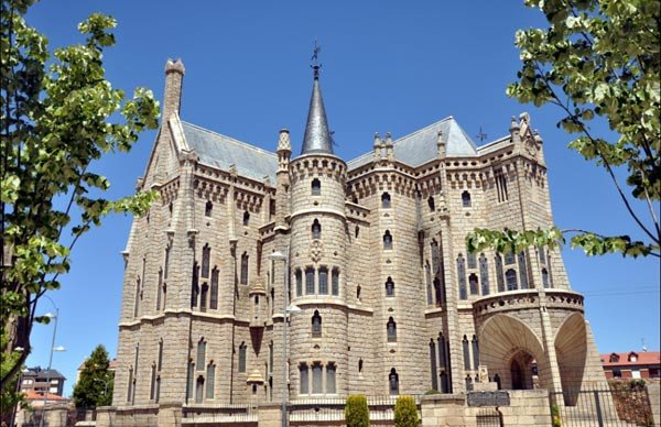 Palacio Episcopal de Astorga, obra de Antonio Gaudí. Foto:Beatriz Álvarez Sánchez