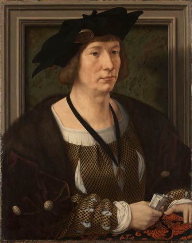 Jan Gossaert. Retrato de Enrique III de Nasau, en torno a 1520. © Kimbell Art Museum, Fort Worth, Texas