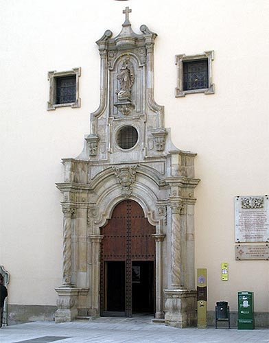 Portada barroca de Sant Pere. Guiarte Copyright