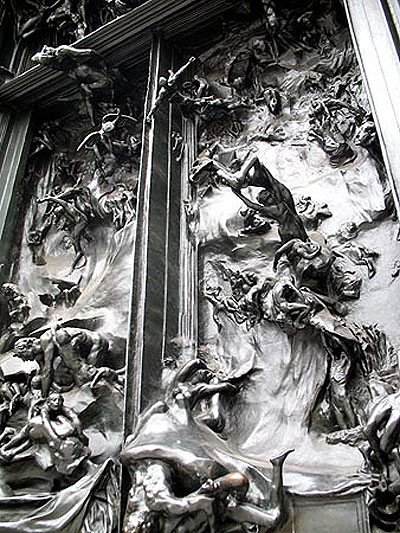 Puertas del infierno, de Rodin. Guiarte.com
