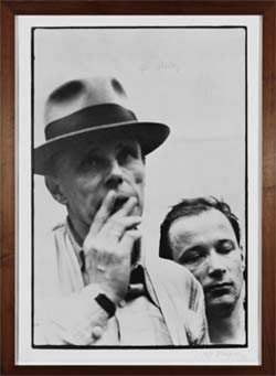 Joseph Beuys. Para Blinky, sin año. Offset sobre papel según una fotografía de D. M. Marcovicz. Colección del Deutsche Bank