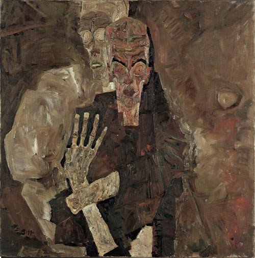 Egon Schiele, Self-Seer II (Death and Man), 1911