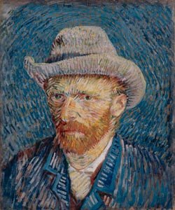 Autorretrato de Vincent van Gogh. Imagen del Museo Van Gogh. Amsterdam