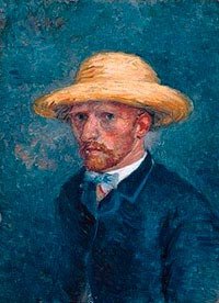Los expertos dicen que este es un retrato de Theo Gogh, hermano del genial artista holandeés. Museo valn Gogh. Amsterdam
