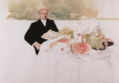 Ricardo Garabito. El Banquete. 1973. Colección particular, en MALBA