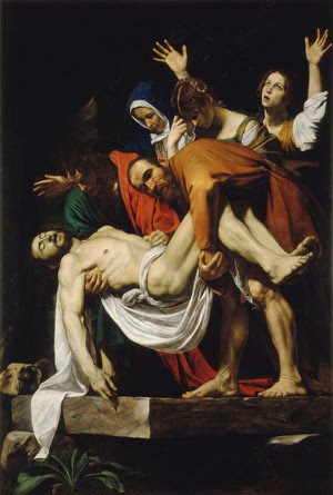 El Descendimiento. Michelangelo Merisi da Caravaggio. Ciudad del Vaticano, Museos Vaticanos