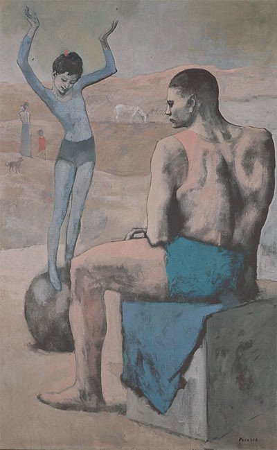 L´Acrobate à la Boule, Picasso. The State Pushkin Museum of Fine Arts, Moscow