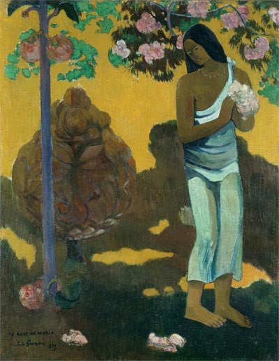 Te avae no Maria (El mes de María). Paul Gauguin. 1899 San Petersburgo, State Hermitage Museum
