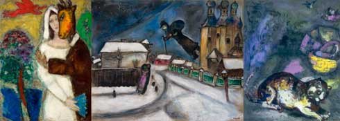 Marc Chagall, primera muestra retrospectiva en España. En el Thyssen y Caja Madrid