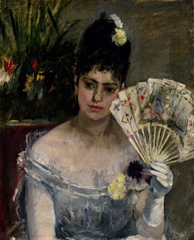 Berthe Morisot (Bourges, 1841- París 1895) En el baile. Año 1875