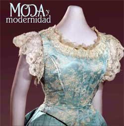 Museo Soumaya. Fundación Carlos Slim presenta su colección de moda en Guanajuato. Confección anónima.  Vestido de baile (detalles) c 1873.