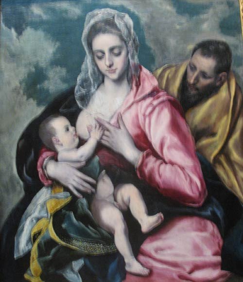 Sagrada Familia, obra del Greco. Imagen de guiarte.com