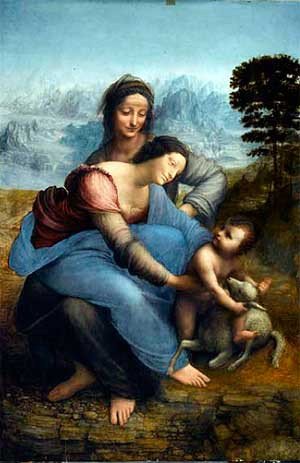 La Virgen y el Niño con Santa Ana es una de las composiciones más ambiciosas de Leonardo de Vinci. El Louvre presenta su restauración.