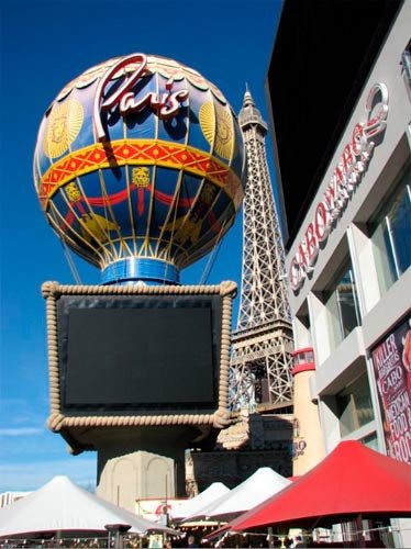 El París, también está en el Strip Las Vegas. Imagen de Rubén Alvarez. Guiarte.com Copyright.