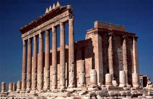Antiguo templo grecorromano, en las ruinas de Palmyra, Siria. Imagen, Degeorges © UNESCO