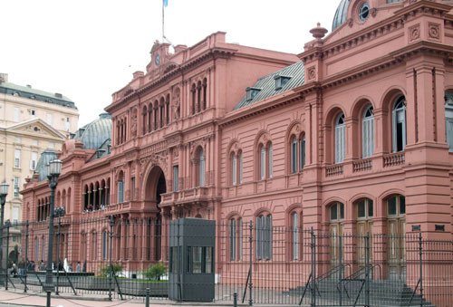 La Casa Rosada, sede de Gobierno de la República. Imagen de Tomás Alvarez. Guiarte.com