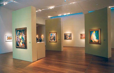 La colección de arte Latinoamericano del museo es muy notable