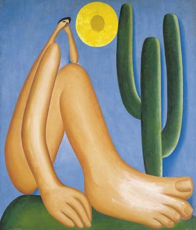 Tarsila do Amaral. Abaporu, 1928. Óleo sobre tela. 85x73. © Tarsila do Amaral. Empreendimentos. Colección Malba &#8211; Fundación Costantini.